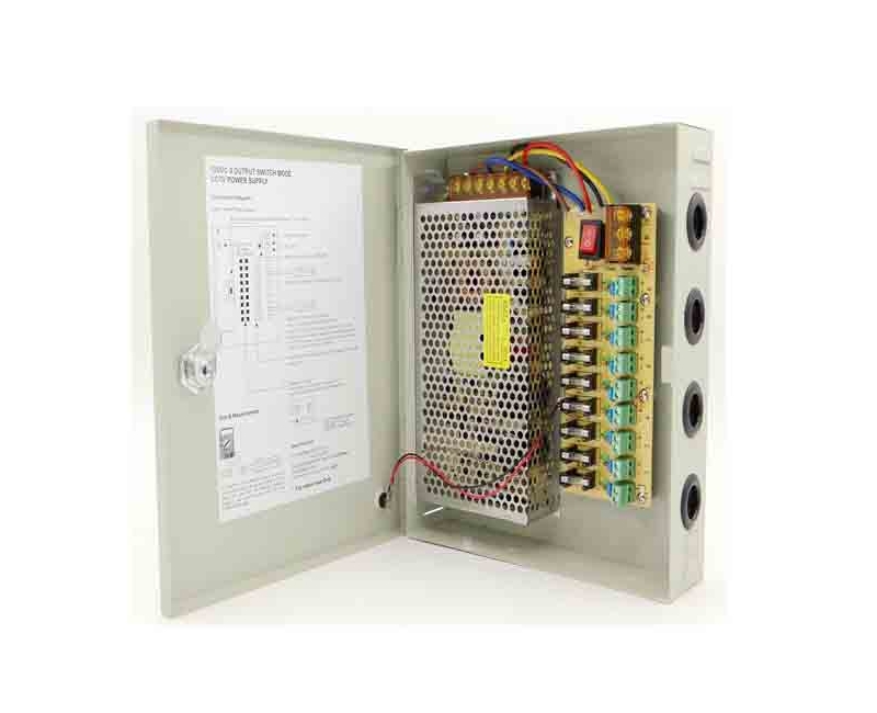 9CH 12VDC 10Amp Power Supply D